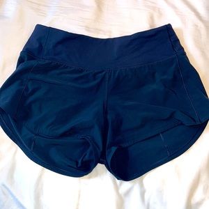 Lululemon Speed up mid rise Navy 4”